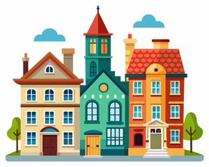 Fototapeta premium illustration of a house