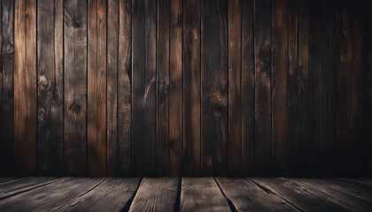 old dark wooden background
