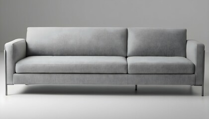 A Sleek Modern Sofa With Clean Lines And Metal Leg