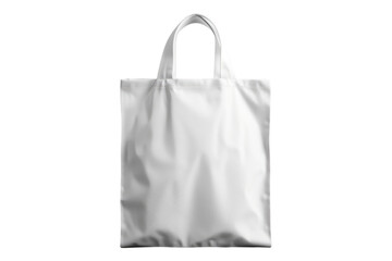 Blank tote bag isolated on transparent background