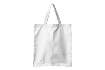 Blank tote bag isolated on transparent background