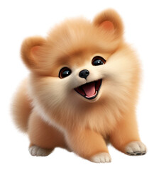 Obraz premium PNG Pomeranian mammal animal pet