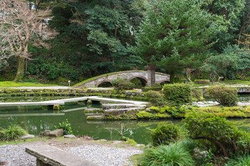尾山神社の庭園
