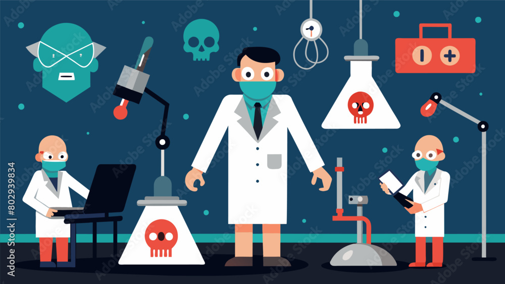 Aufkleber the lab was constantly monitored by security cameras capturing every moment of fear and desperation 