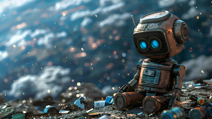 A Robot's Sad Journey Through Earth's Wastelands