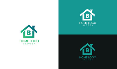Letter B home logo, B home logo, Home logo design, Logo Design, Real Estate Logo Design
