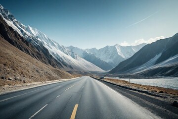 Fototapeta premium road to the mountains