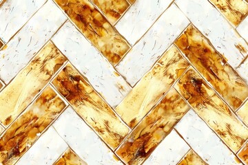 Close up view of brown and white tiled floor, suitable for interior design projects