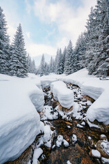 Mountaineer backcountry ski walking ski alpinist in the mountains. Ski touring in alpine landscape...