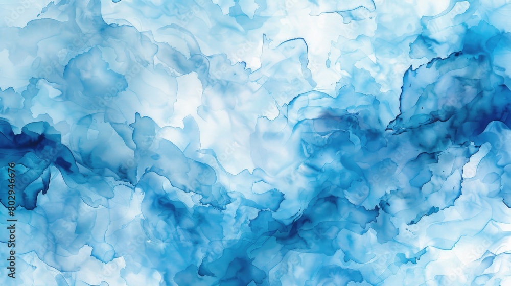 Poster abstract painting of water, suitable for various design projects