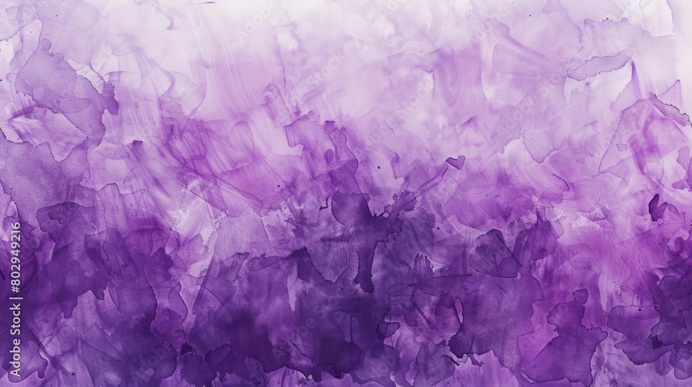Poster A vibrant abstract painting in shades of purple and white. Perfect for adding a pop of color to any space
