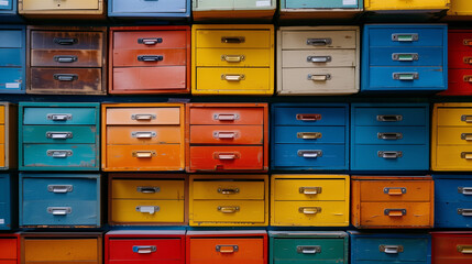 colorful Office document file metal cabinets