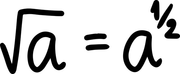 exponents rules handwriting
