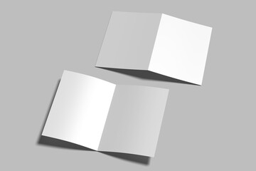 A5 Bifold Brochure Blank Mockup