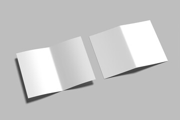A5 Bifold Brochure Blank Mockup