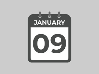 8 january icon,  8, 8, january 8, january, day, date, calendar, icon, time, flat, symbol, number, reminder, sign, graphic, schedule, element, white, isolated, organizer, scheduler, month, page, illust
