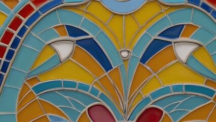 Modernistic style mosaic, background image