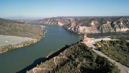 Mirador del Ebro-Ermita de Nuestra Señora del Pilar-Fayón-Rio Ebro-Pantano de Ribarroja