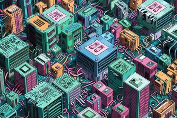 A collection of electronic equipment in a room. Suitable for technology concepts