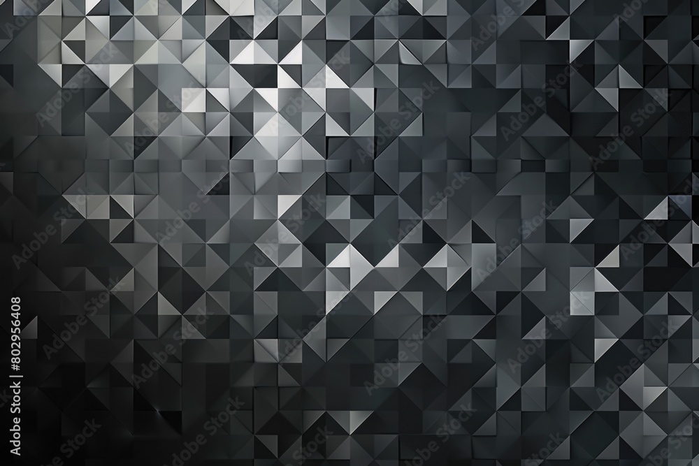 Poster black and white geometric triangles background. suitable for graphic design projects