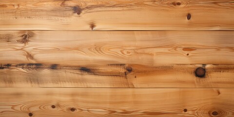 Light brown wooden planks with knots