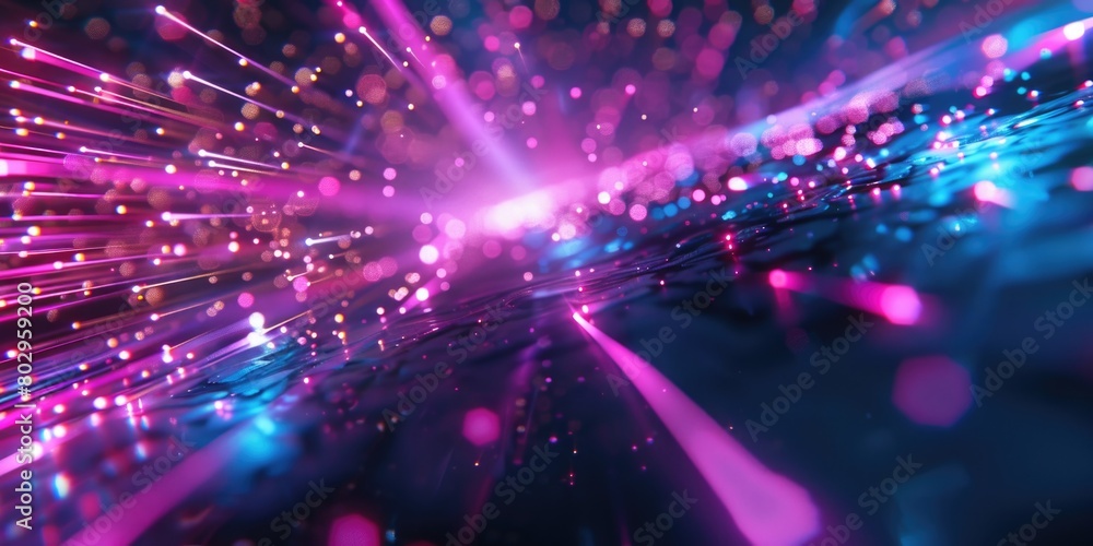 Aufkleber a close up view of a bunch of bright lights. suitable for various design projects