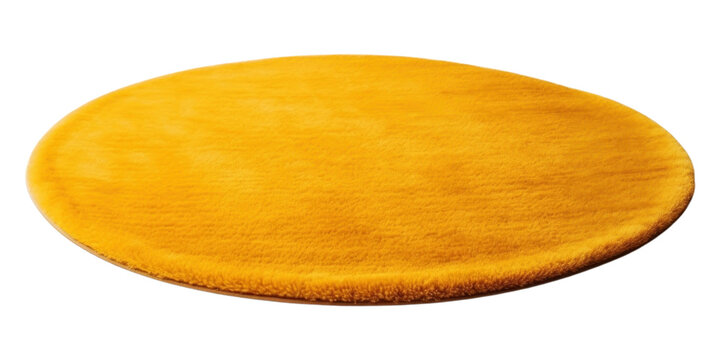PNG Yellow circle carpet.