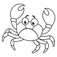 Crab vector art illustration (10)