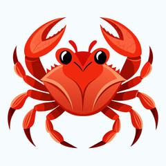 Crab vector art illustration (5)