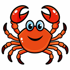 Crab vector art illustration (14)