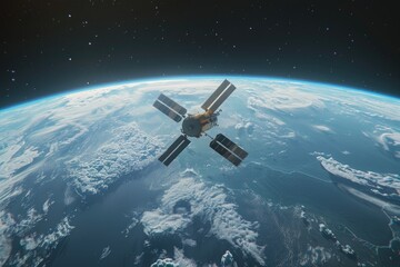 A stunning satellite view of the Earth, perfect for scientific projects or educational materials