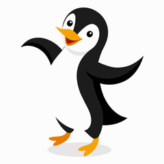 Penguin vector art illustration (3)