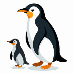 Penguin vector art illustration (6)
