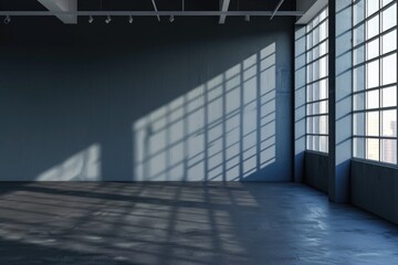 A simple image of an empty room with numerous windows. Perfect for real estate or interior design concepts
