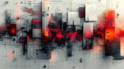 abstract futuristic modern innovative aesthetic background