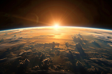 Planet Earth: Beautiful Global View"