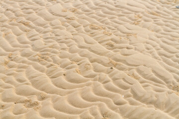 Close up sand beach pattern