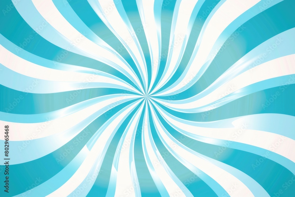 Poster blue and white striped background with a spiral design. suitable for graphic design projects