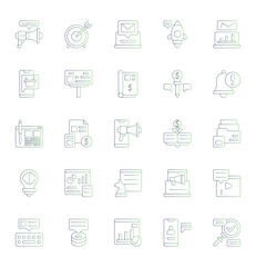 business and finance icons