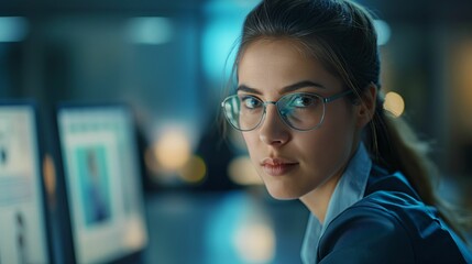 Image of a young female IT specialist.