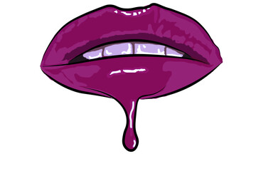 illustration of a lips