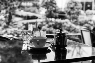 Coffee break on the terrace
