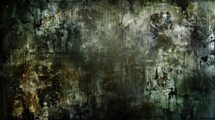 Dark grunge texture with scratches and distressed paint effects