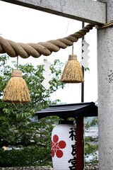 神社のしめ縄
