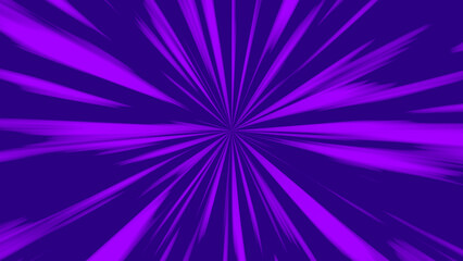 太い線　放射状の抽象的背景　紫