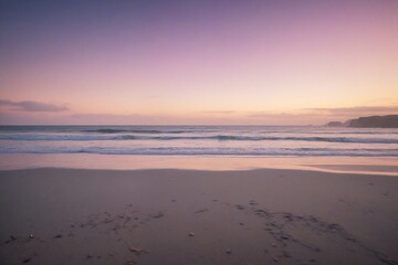 sunset on the beach