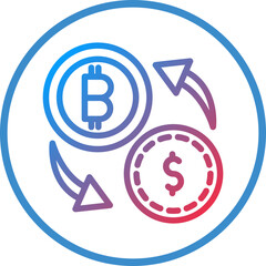 Crypto Exchange Icon Style