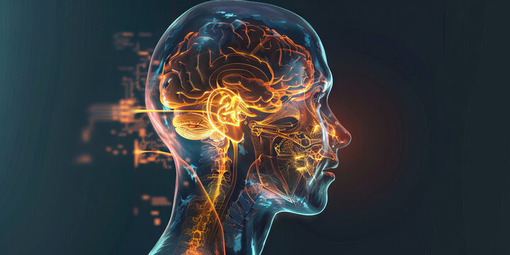 Neurofibromatosis Type 2: The Vestibular Schwannoma and Hearing Loss - Imagine a person with a highlighted tumor on the vestibulocochlear nerve