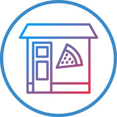 Pizza Shop Icon Style