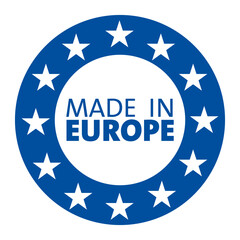 Made in the European Union icon. - 802977876